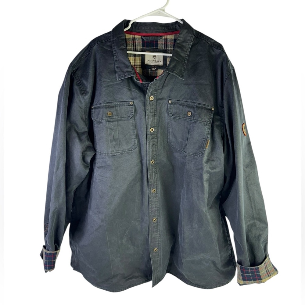 Legendary Whitetails Men's Journeyman Shirt Jacket Flannel Lined Shacket 3XT
